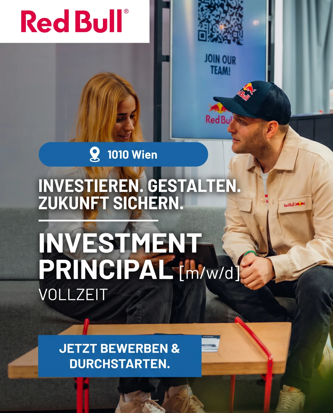 Von SpeedLead erstelltes Red Bull Recruiting Creative