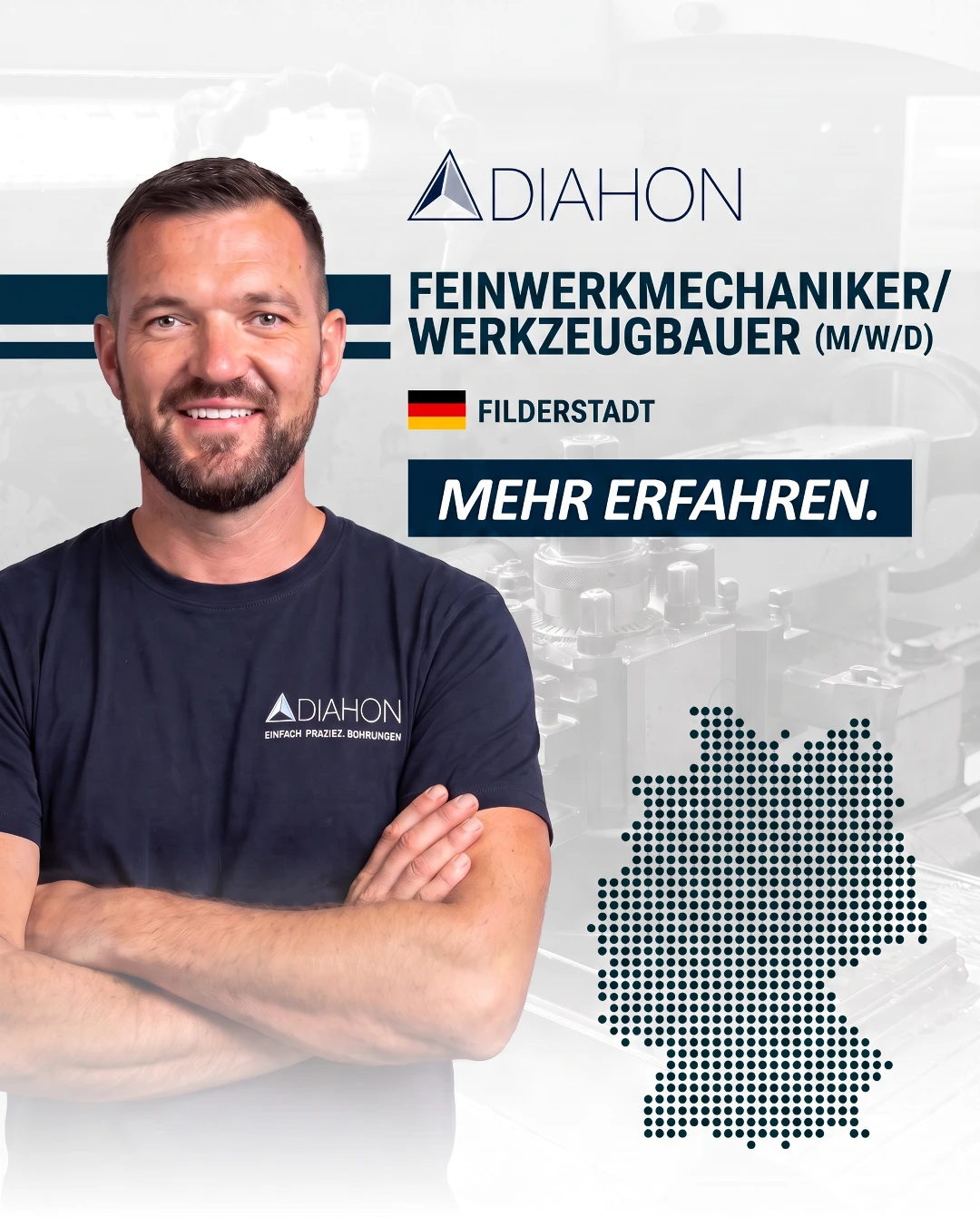 Von SpeedLead erstelltes DIAHON Recruiting Creative