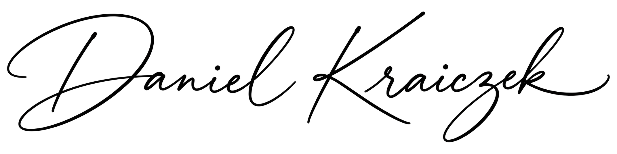 Signatur von Daniel Kraiczek