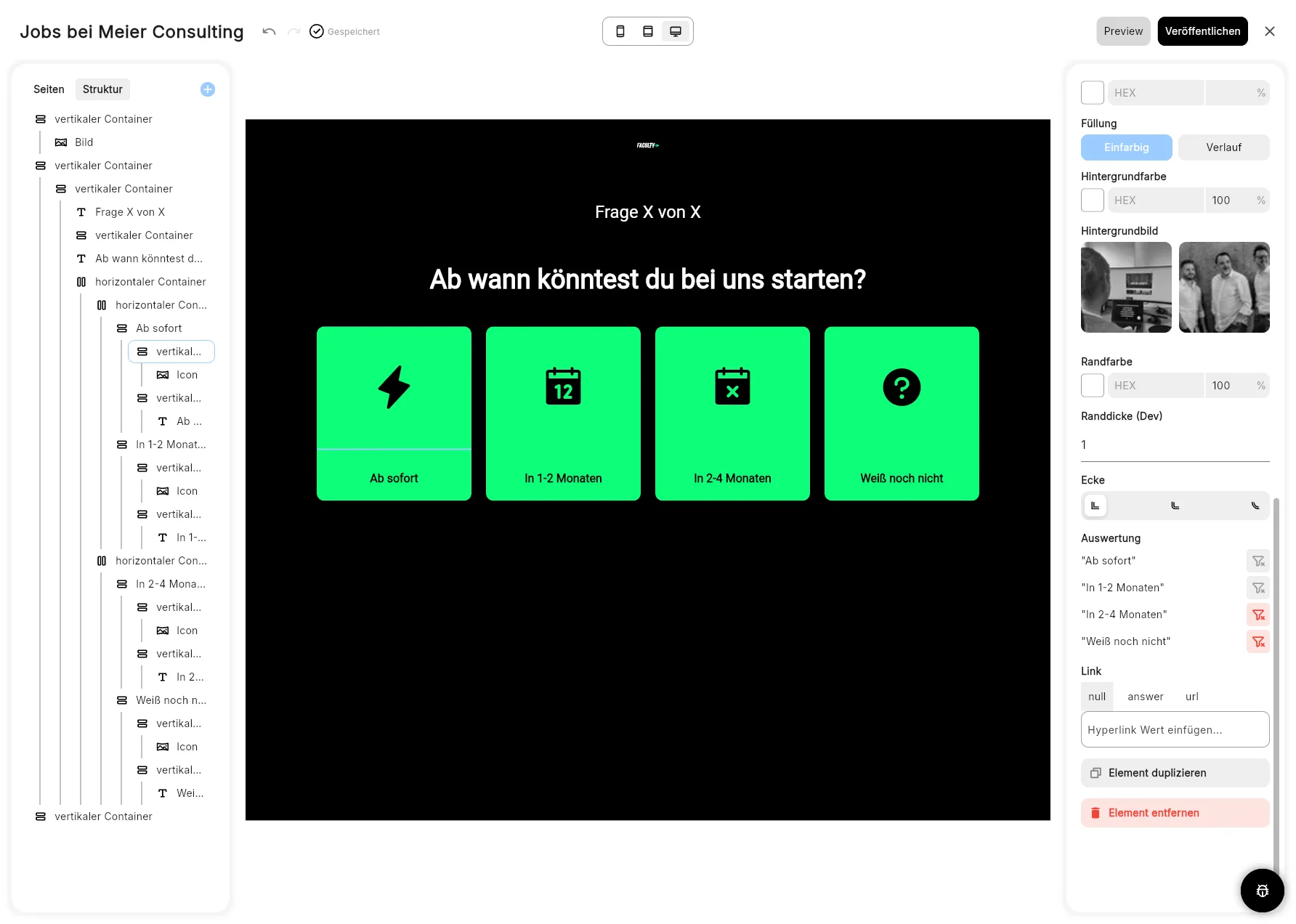 Erstellten Funnel im SpeedLead Editor bearbeiten